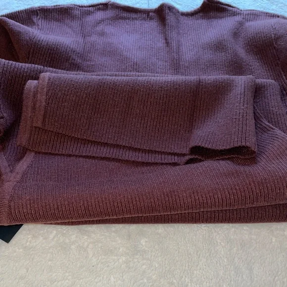 Lulus Autumn Darling Chocolate Brown Balloon Sleeve Midi Knit Sweater‎ Dress - Picture 5 of 10